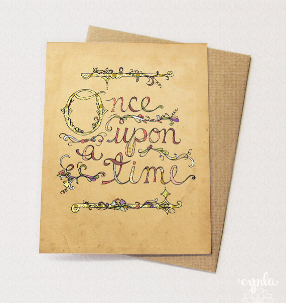 Once Upon a Time Card