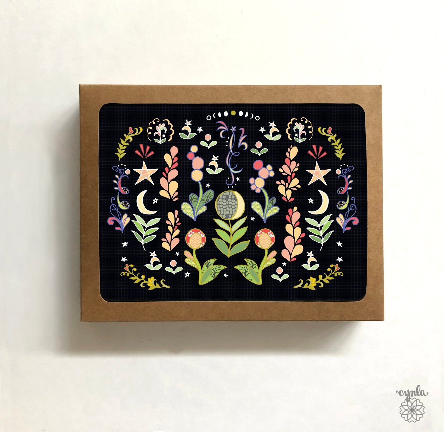 Moon Flowers Boxed Card Set