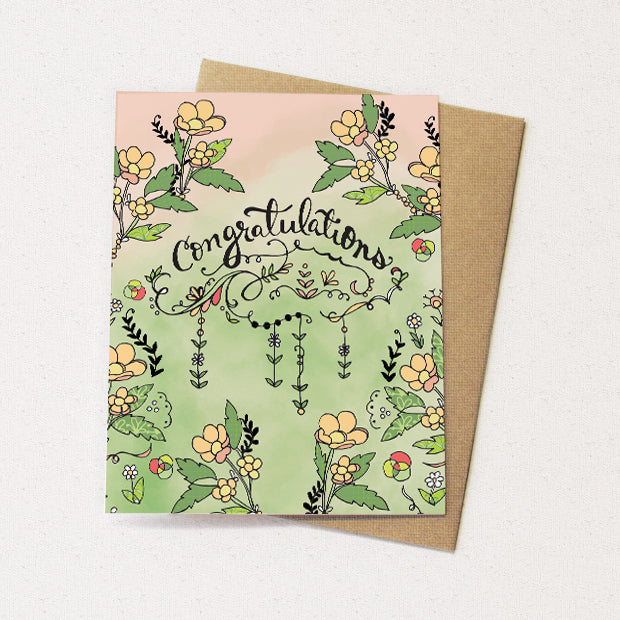 Congratulations Buttercup Greeting Card