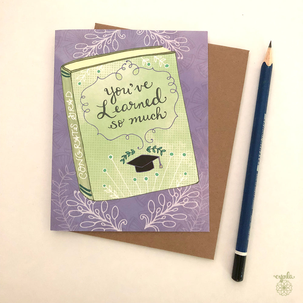 Congrats Grad Book Card