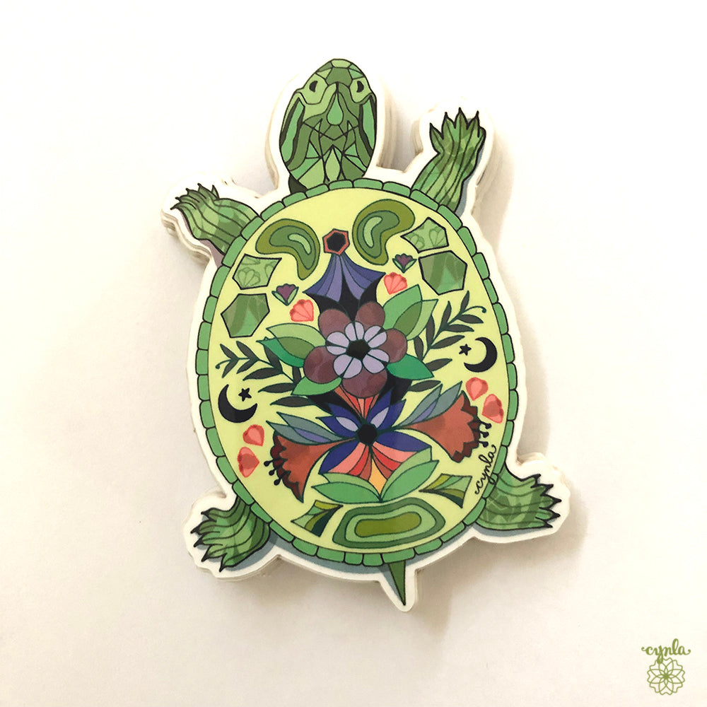 Pond Turtle Sticker