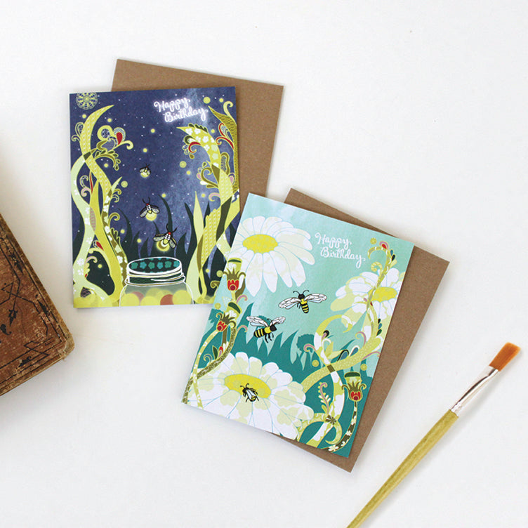 Bee Birthday Card