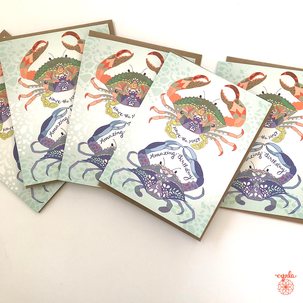 Blue Crab Sticker