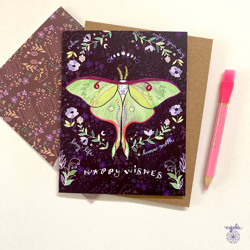Luna Moth Sticker