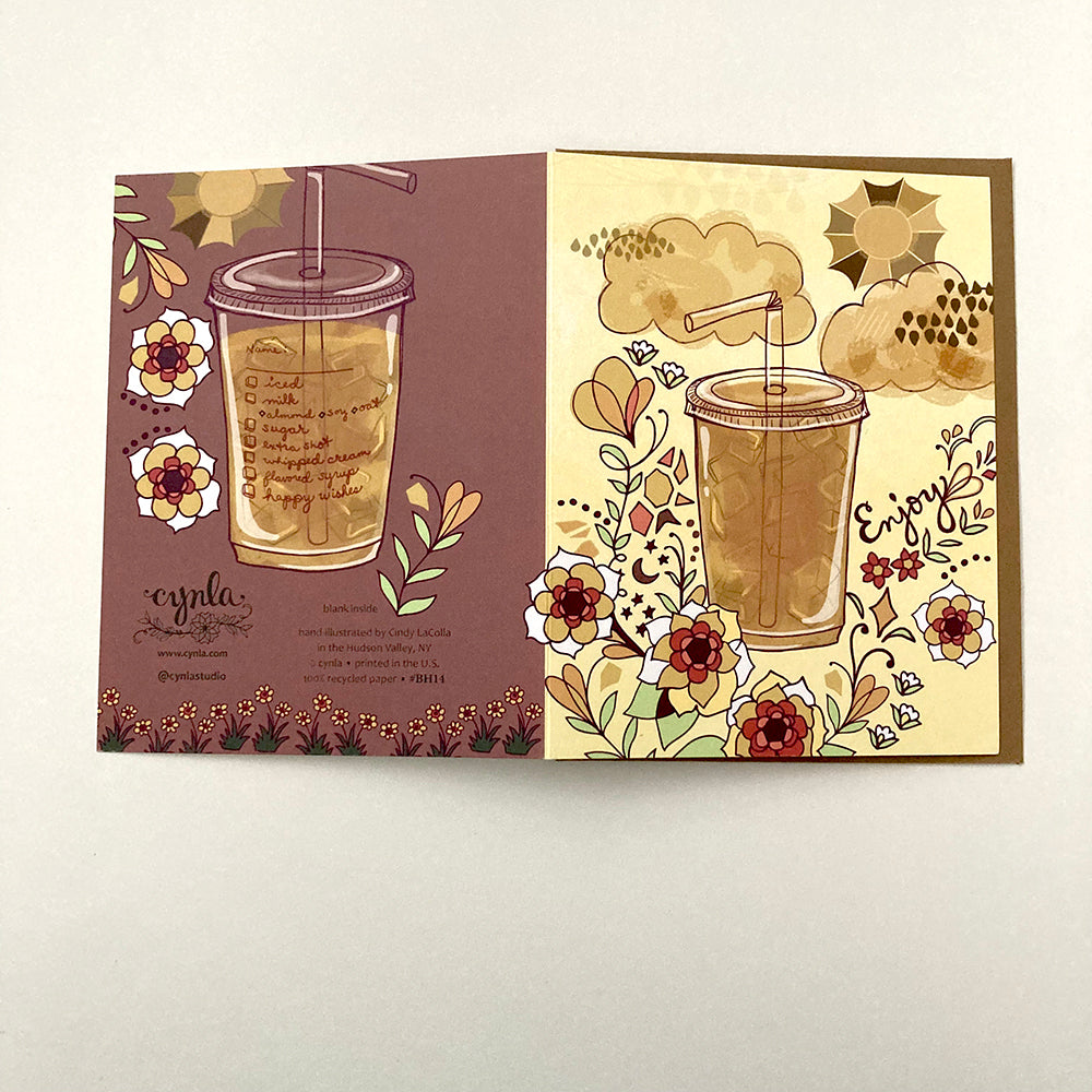 Iced Coffee Card
