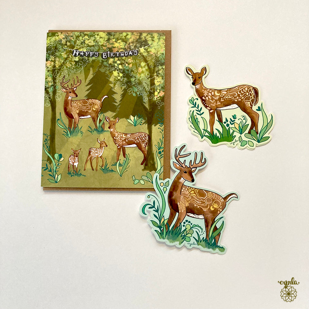 Buck Deer Sticker