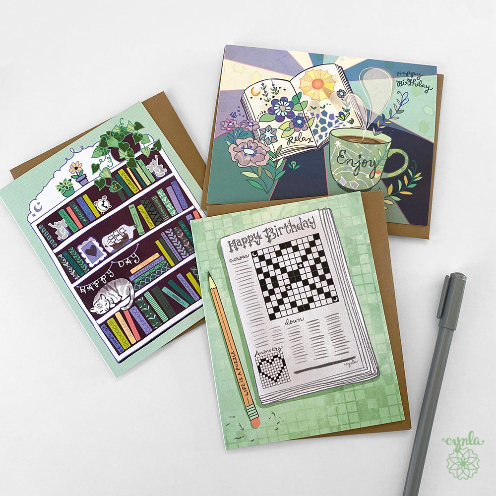 Crossword Birthday Card