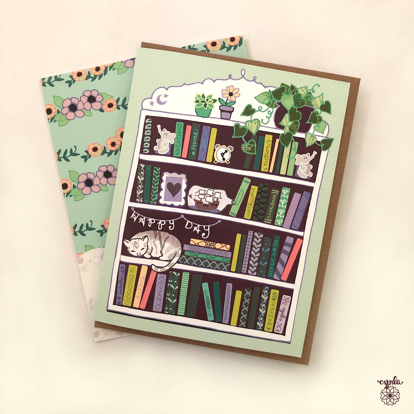 Bookcase Greeting Boxed Card Set