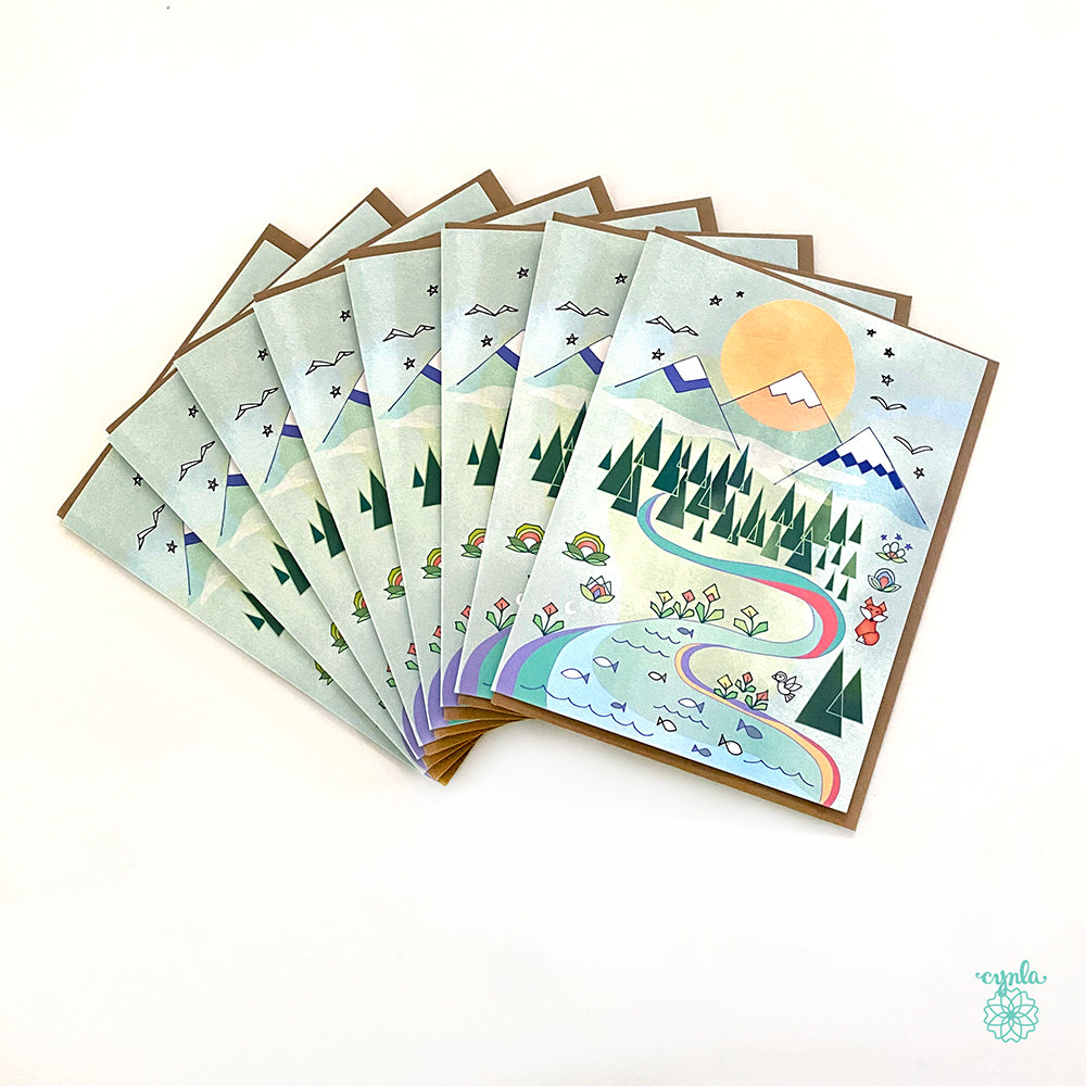 Mountain Life Greeting Card