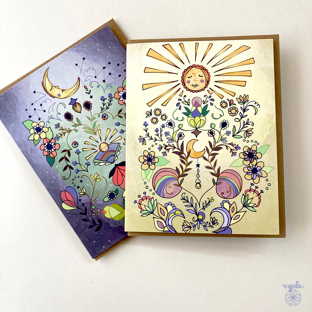 Sun Glow Greeting Card