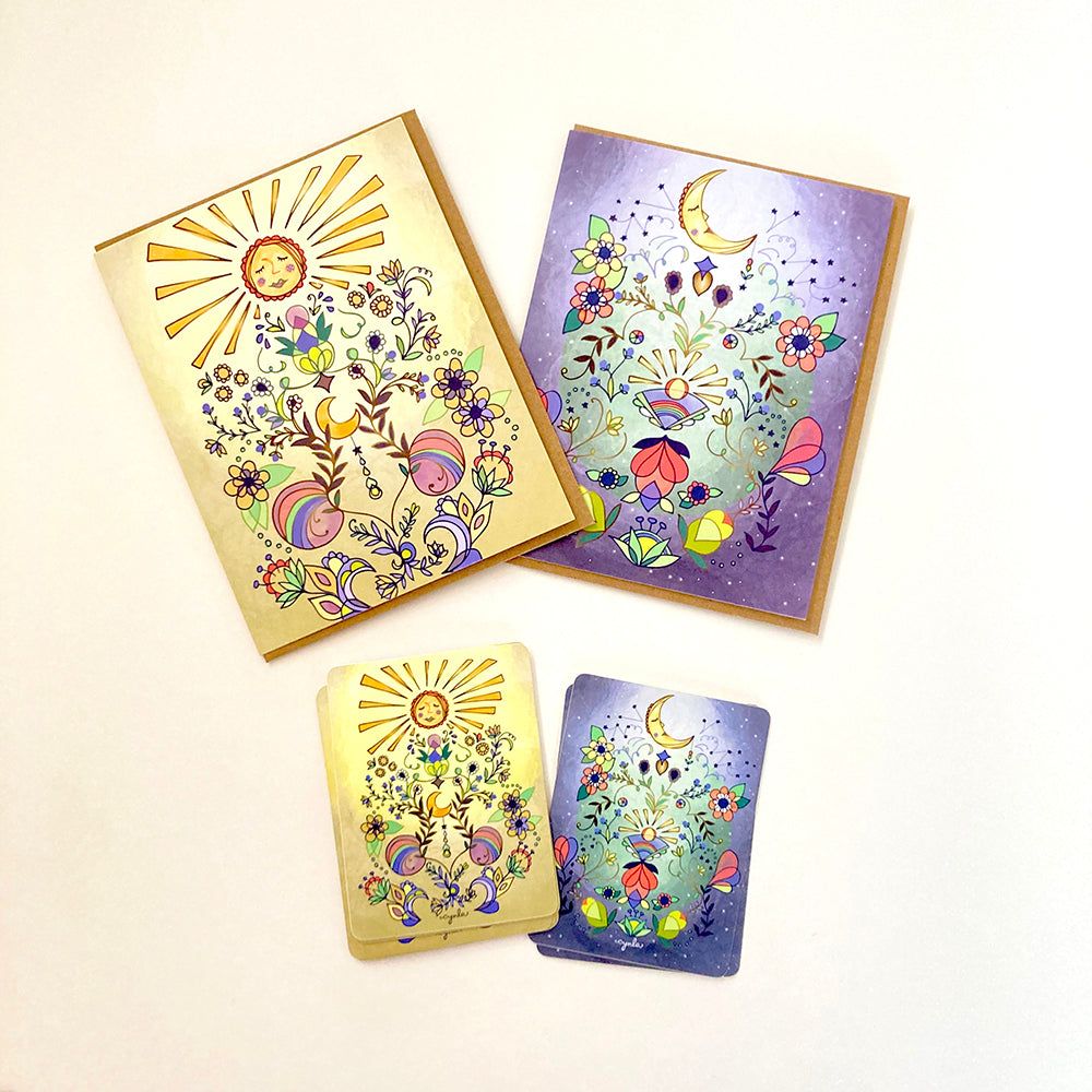 Moon Glow Greeting Card