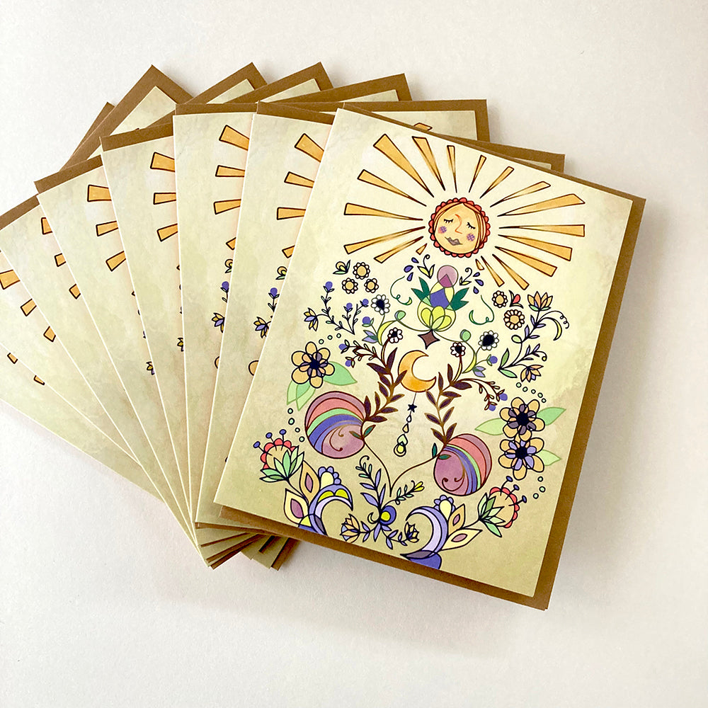 Sun Glow Boxed Card Set