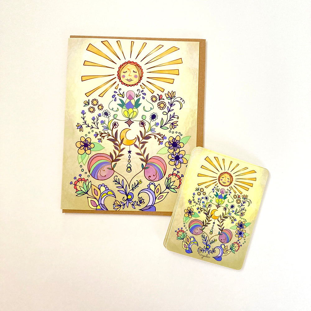 Sun Glow Sticker
