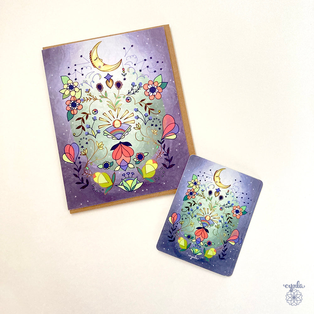 Moon Glow Sticker