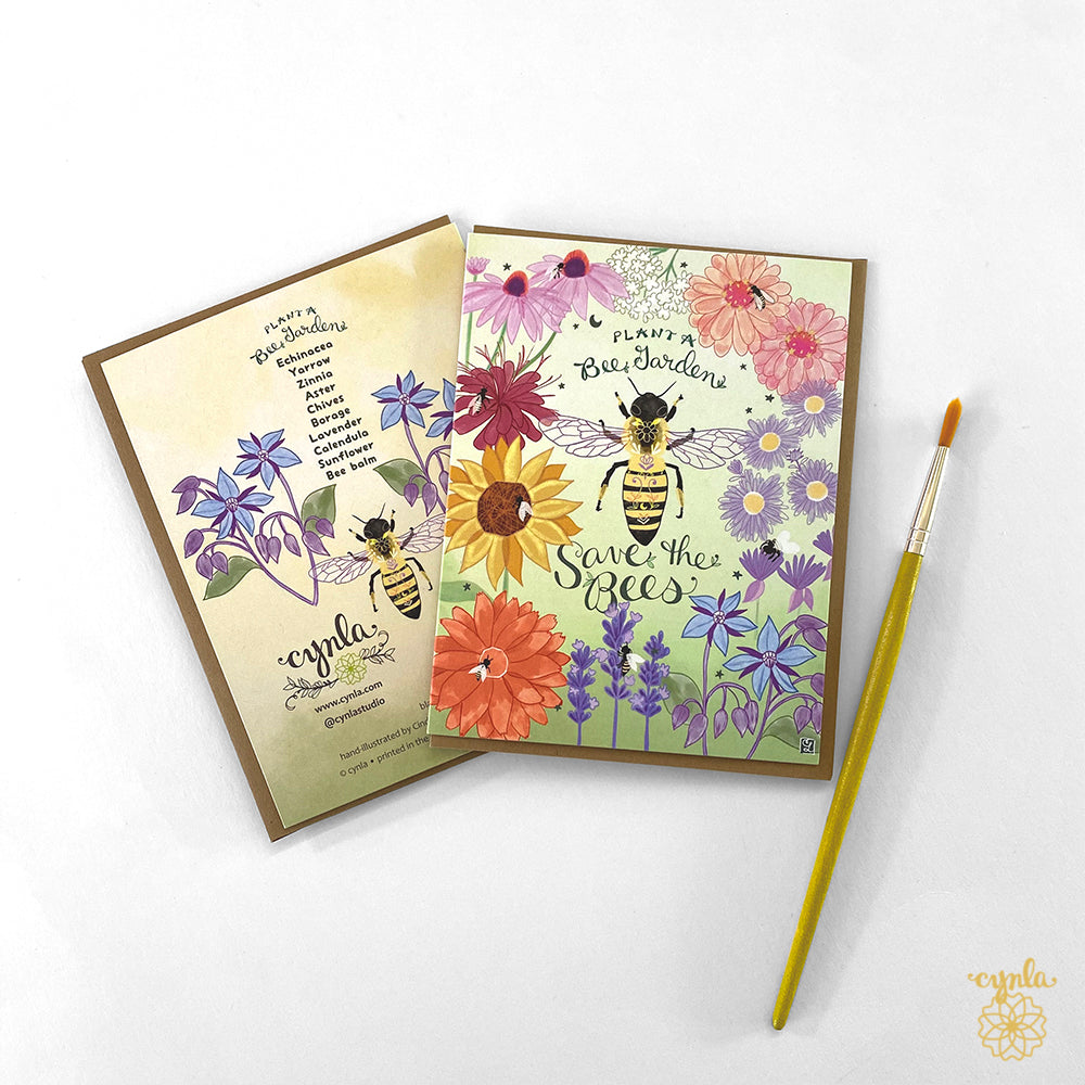 Bee Garden Card