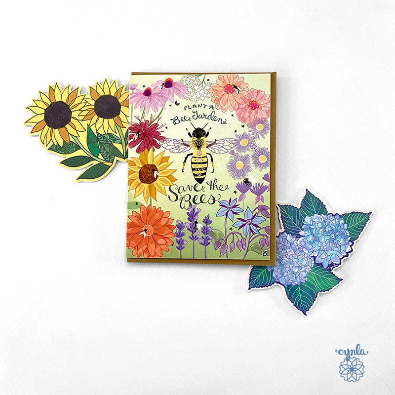 Bee Garden Card