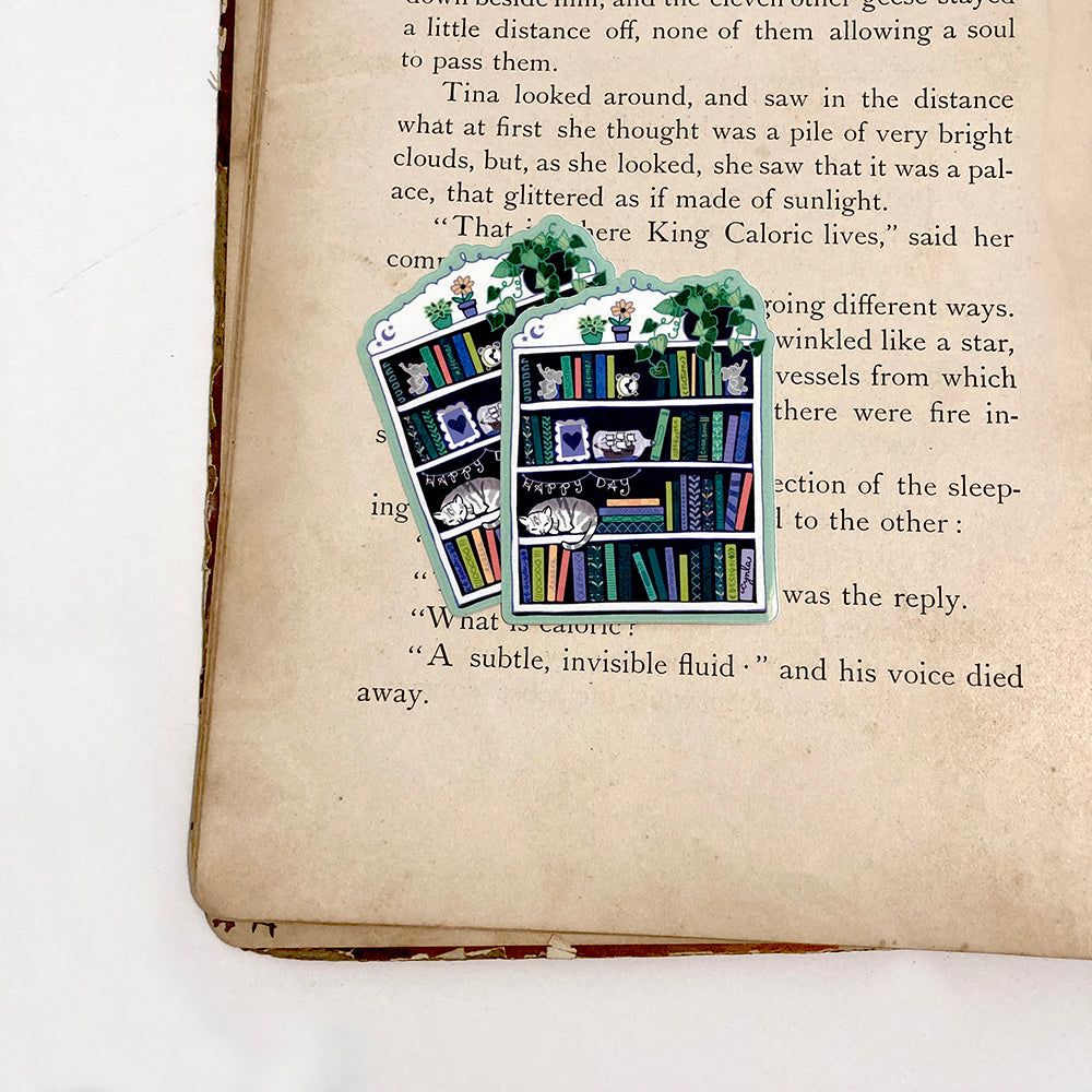 Bookcase Sticker
