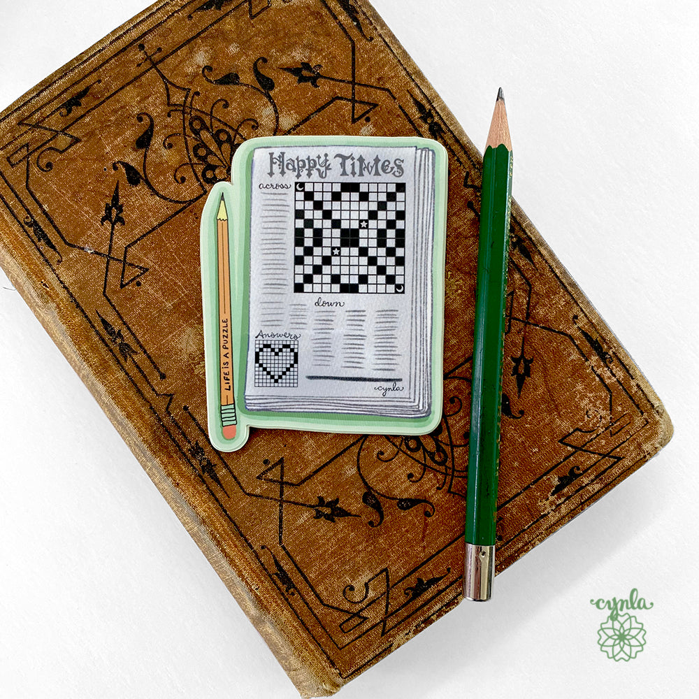 Crossword Sticker
