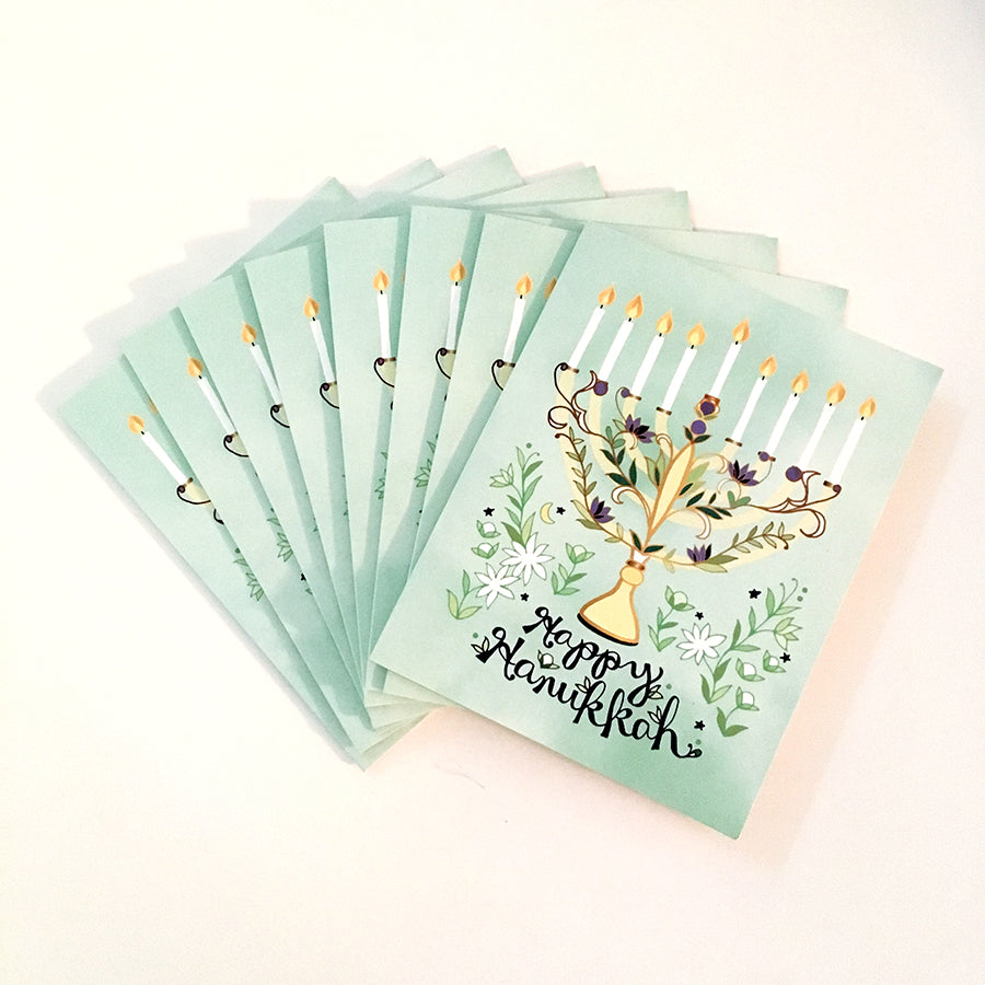 Menorah Card