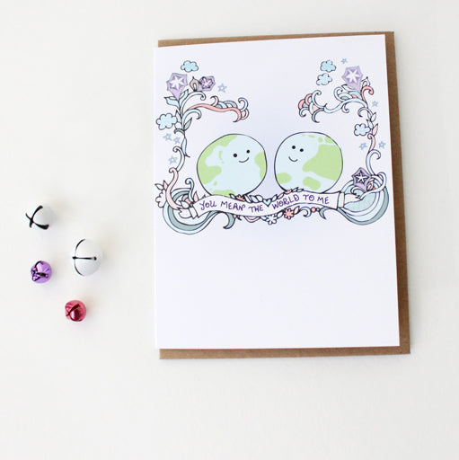 You Mean the World To Me Card