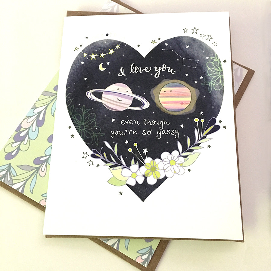 Gassy Planet Card