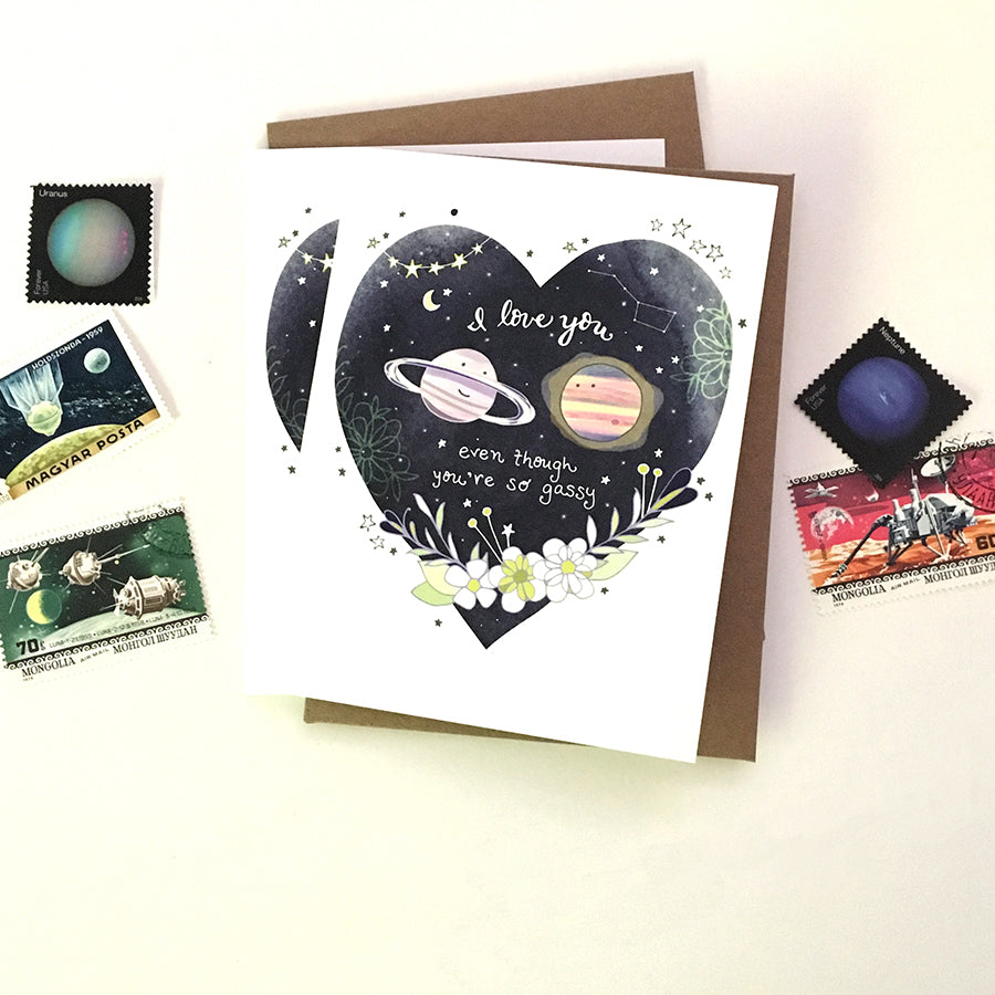 Gassy Planet Card