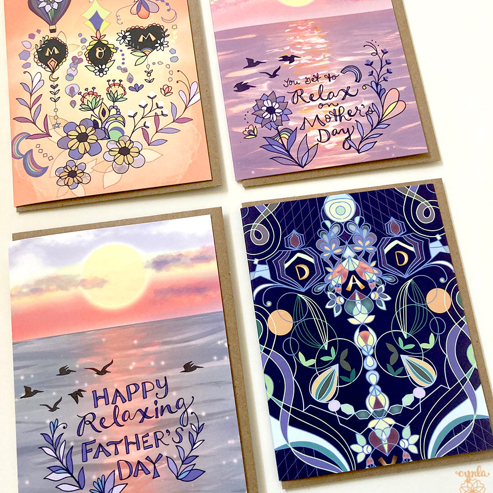 Dad Sunset Card - Father's Day