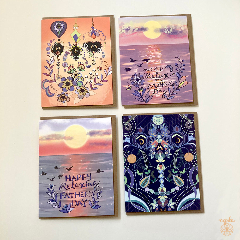Mothers Day Sunset Card