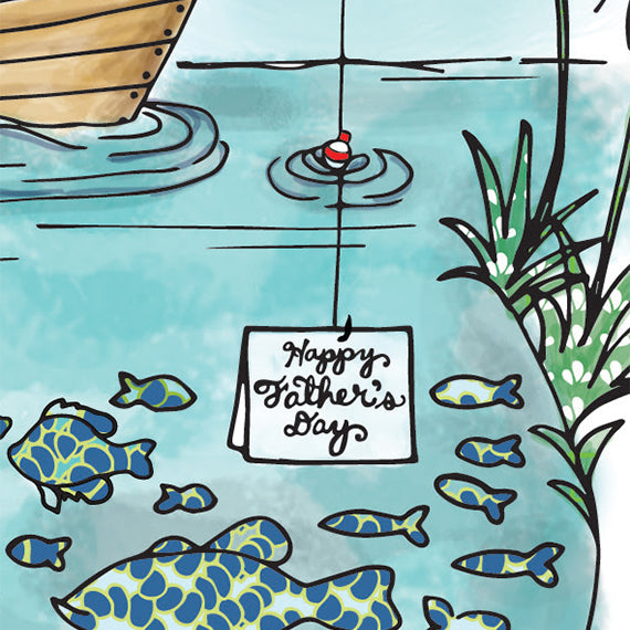 Father's day Boat Card