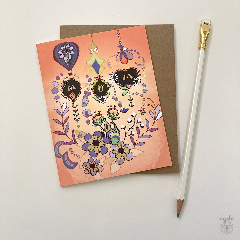 Flower Mom Card