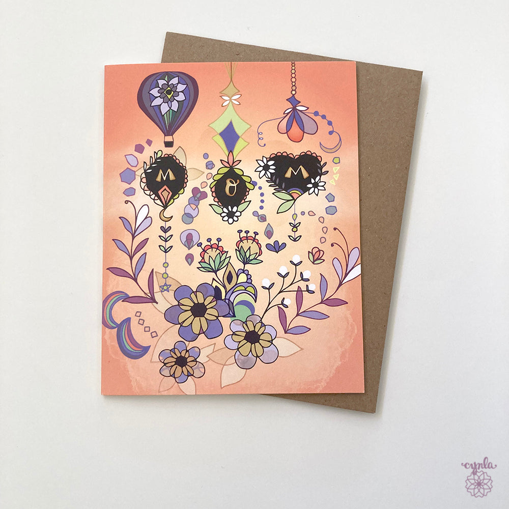 Flower Mom Card