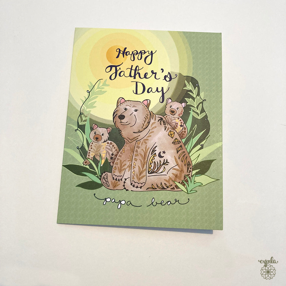 Papa Bear Card