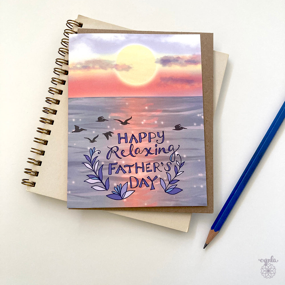 Dad Sunset Card - Father's Day