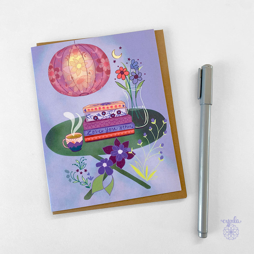 Book Mother's Day Card, Mom book card