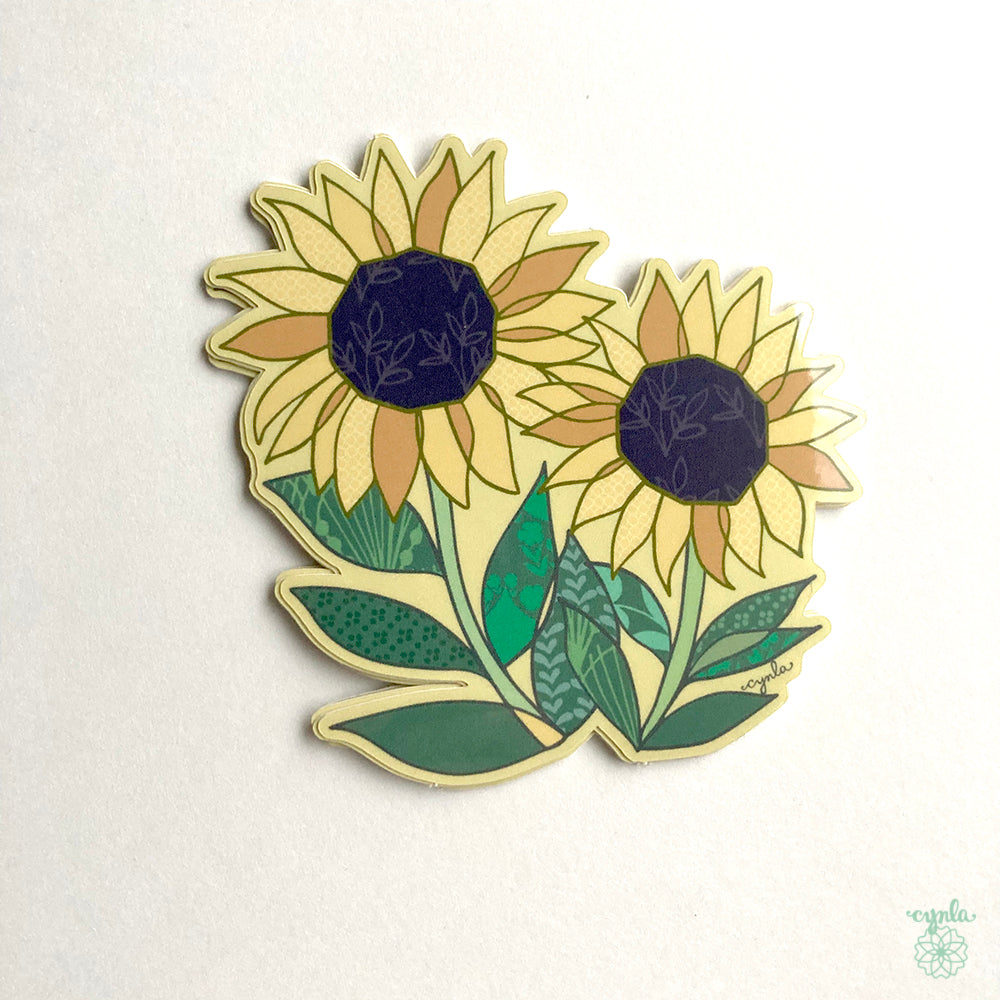 Sunflower Sticker