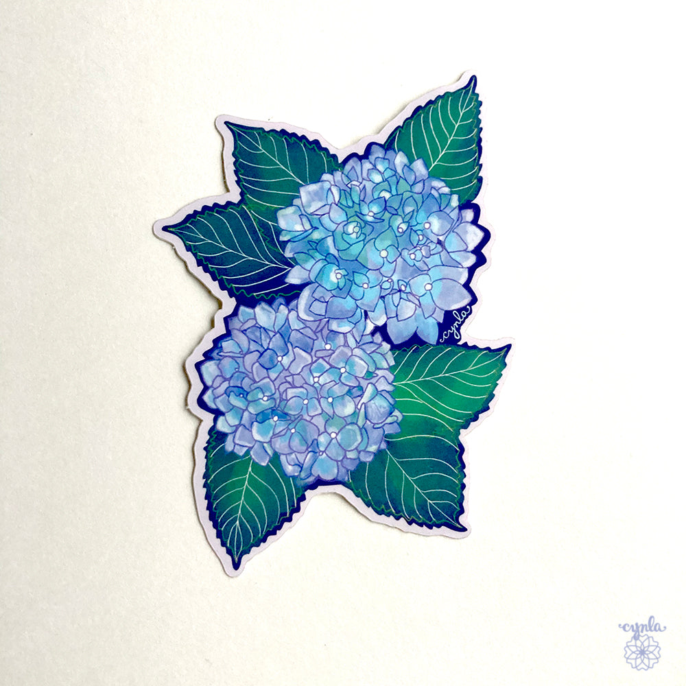 Hydrangea Sticker