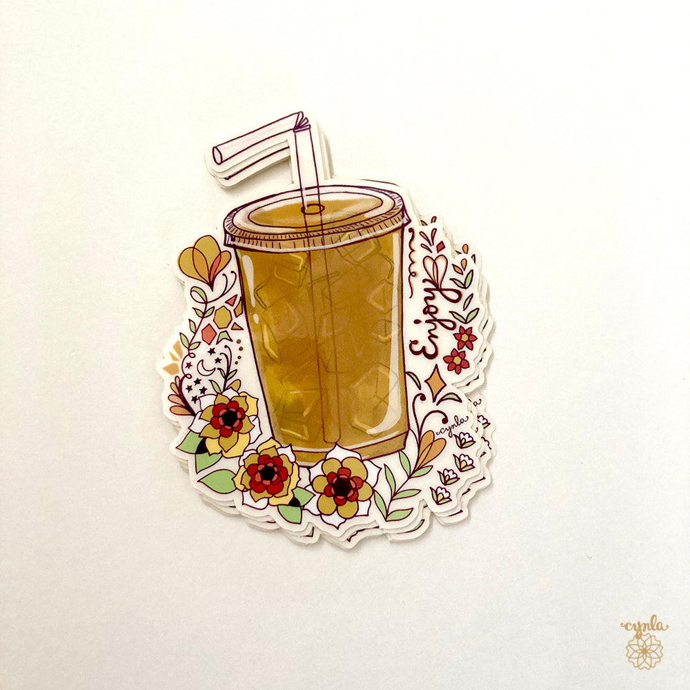 Iced Coffee Sticker