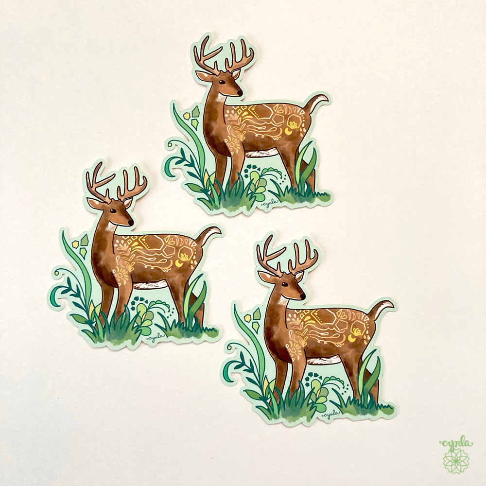 Buck Deer Sticker