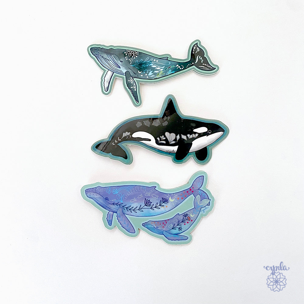 Whale Baby Sticker