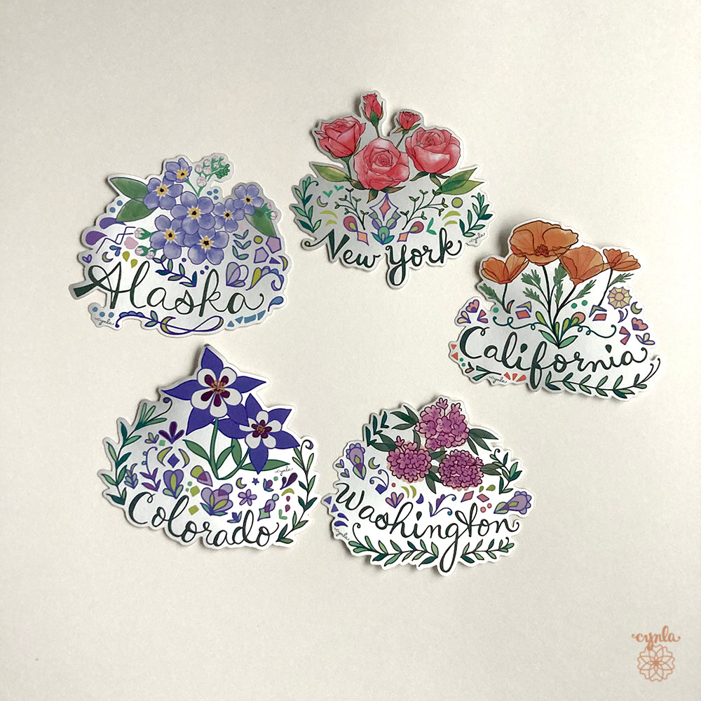 Colorado State Flower Sticker