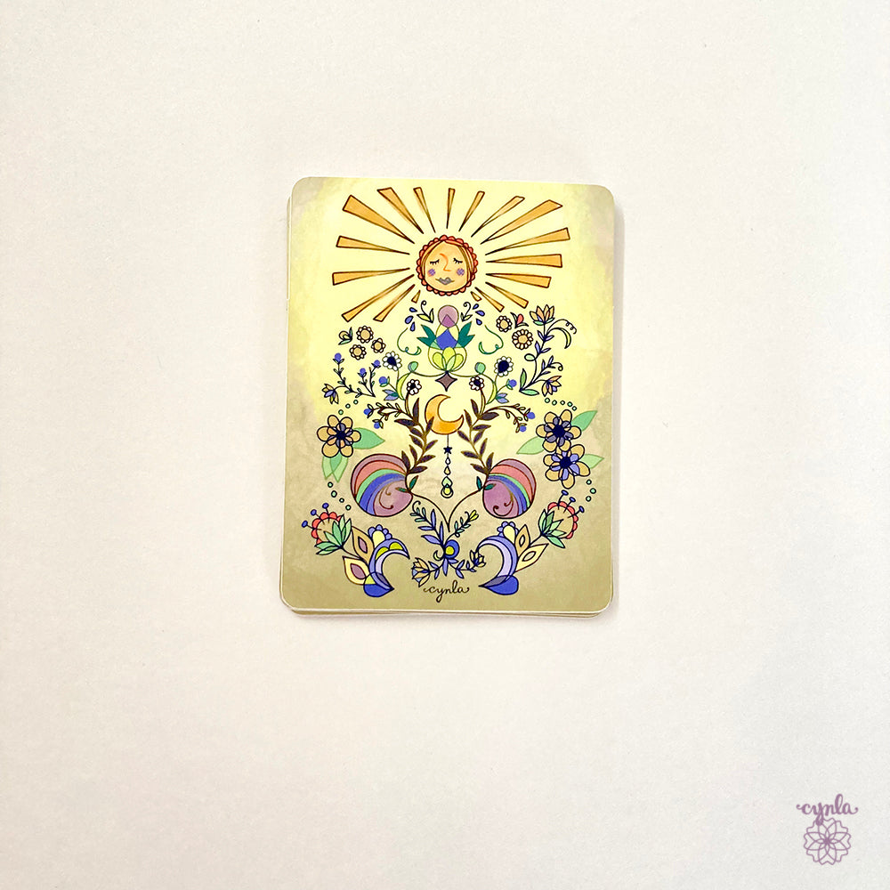 Sun Glow Sticker