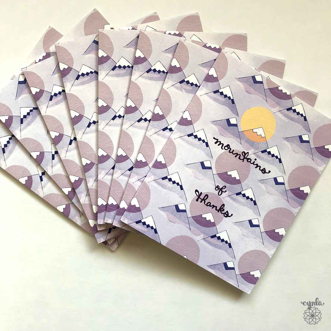 Mountain of Thanks Card