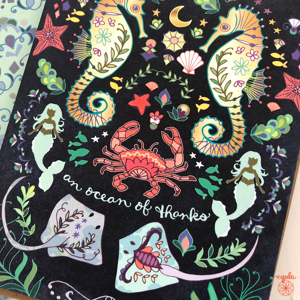 Ocean of Thanks Greeting Card