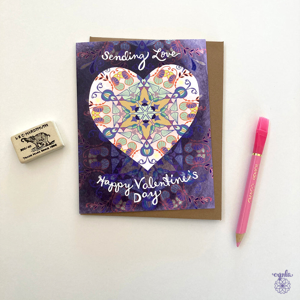 Valentine's Day Heart card