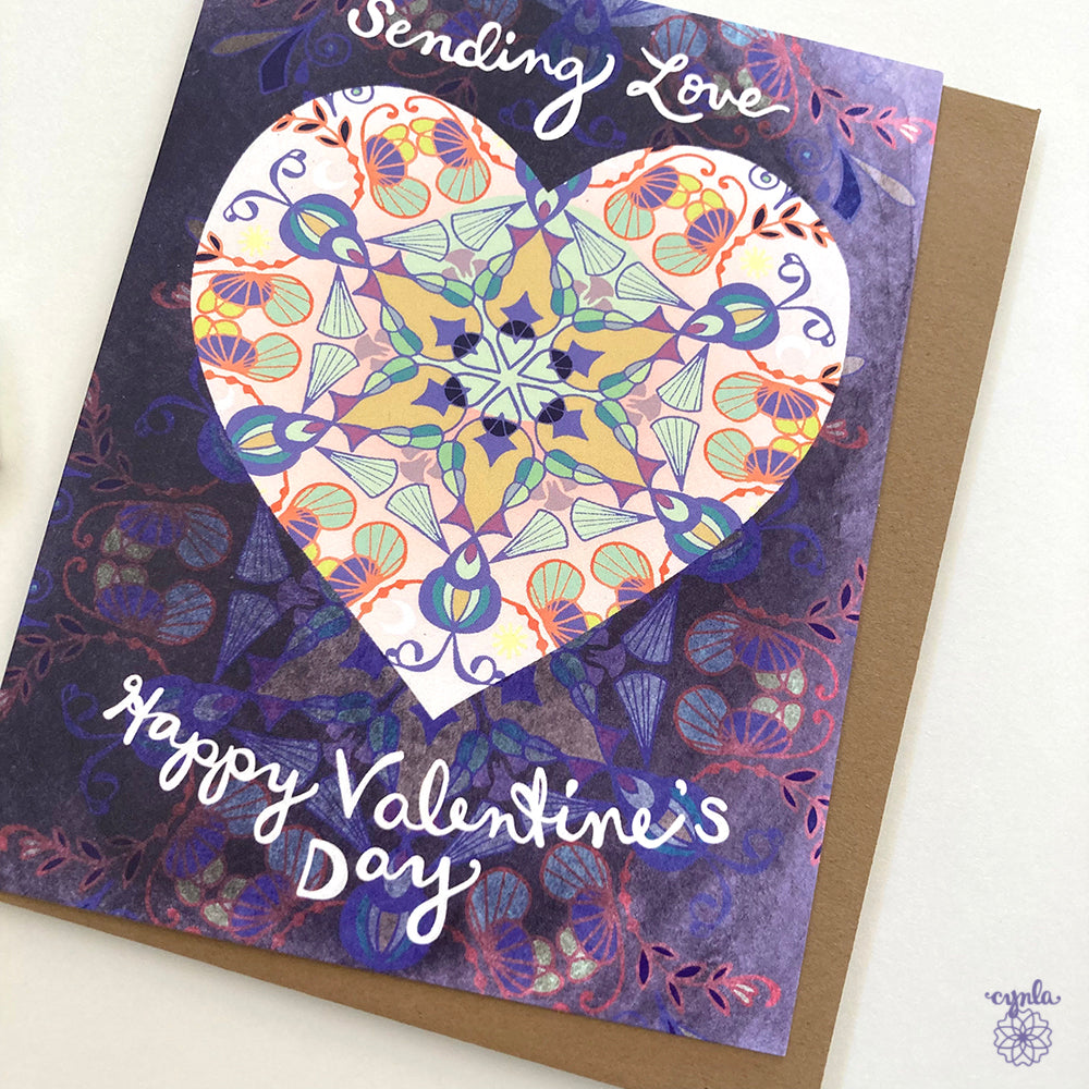 Valentine's Day Heart card