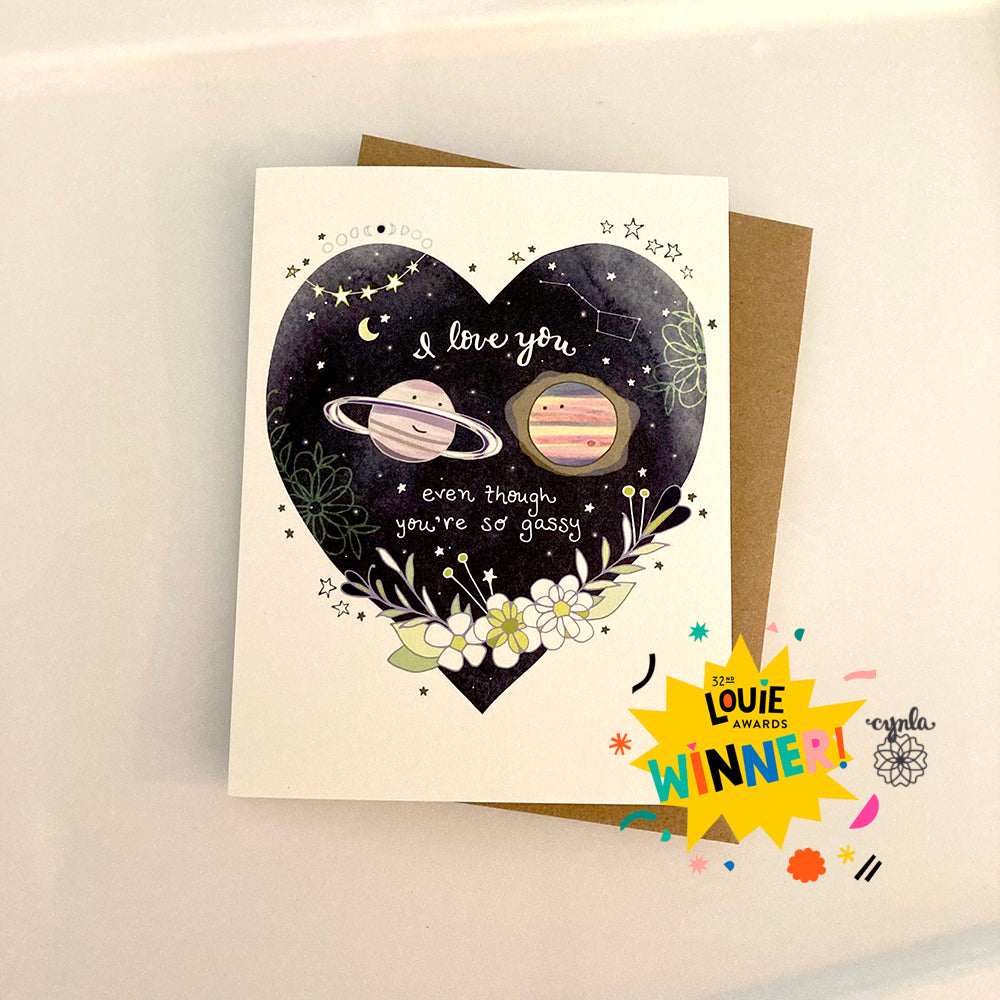 Gassy Planet Card