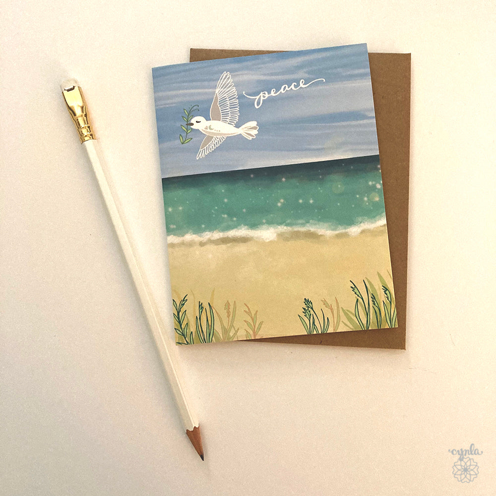 Peace Beach Boxed Card Set