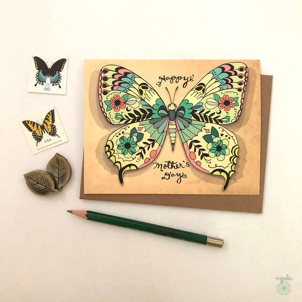 Mother's Day Butterfly Card