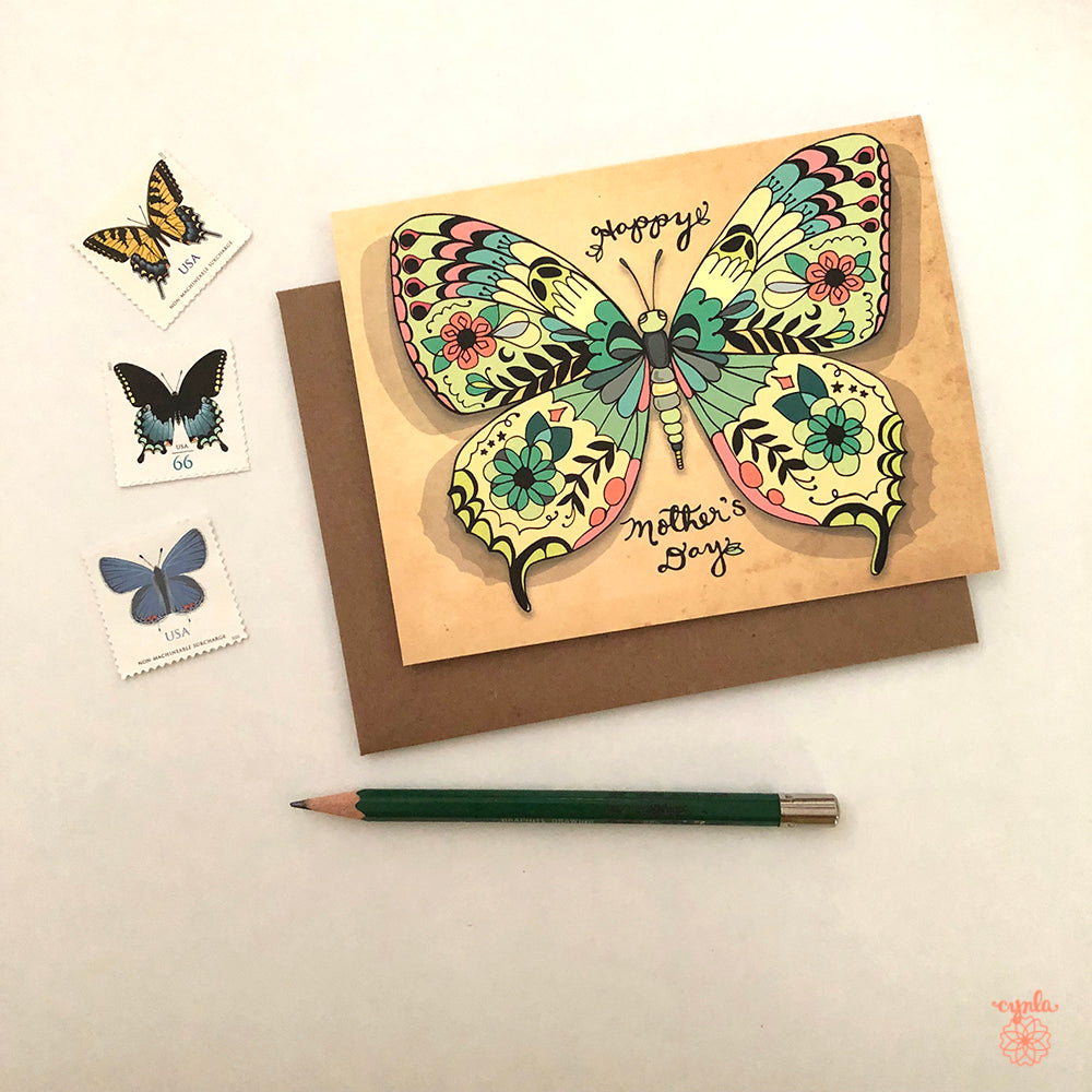 Mother's Day Butterfly Card
