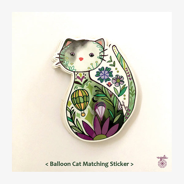 Rainbow Cat Birthday Card